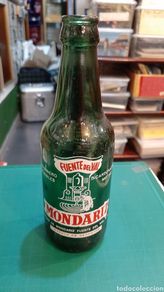 Collecting other Bottles and Drinks: ANTIGUO BOTELLA FUENTE DEL VAL MONDARIZ ANTIGÜEDADES COLISEVM GALICIA